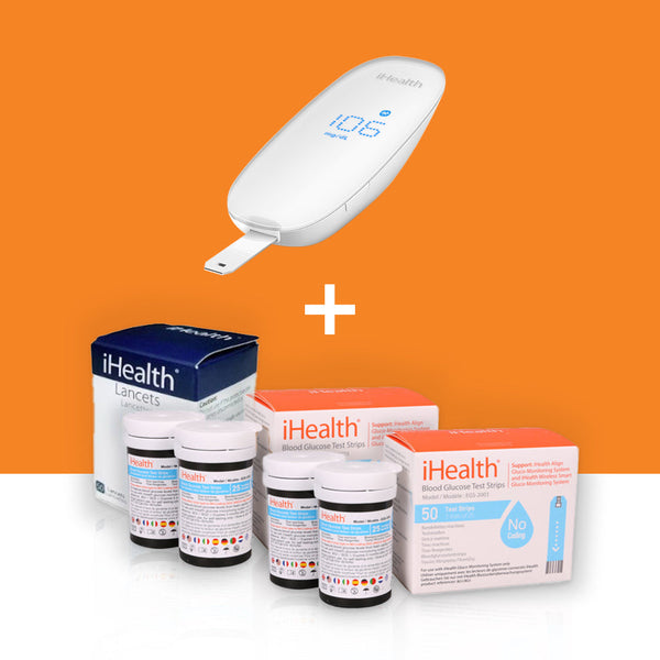 iHealth Gluco+ Smart Diabetes Monitoring Bundle