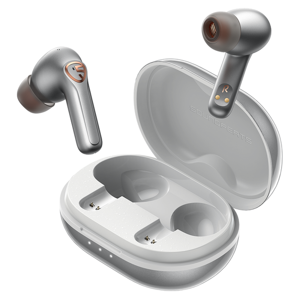 SOUNDPEATS TrueAir2 Wireless Bluetooth 5.2 Earbuds QCC3040 Dual Mic CVC  Noise Cancellation Game Mode Wireless Earphones,White 