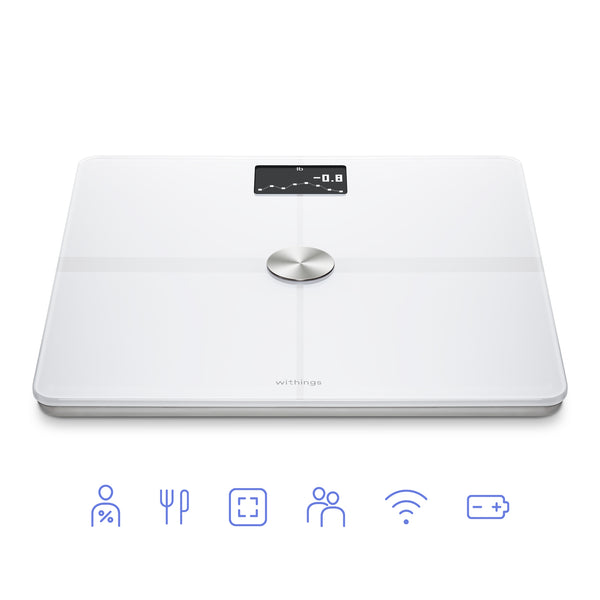 Withings - Body Comp Complete Body Analysis Smart Wi-Fi Scale - Black